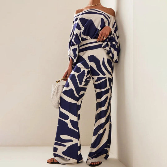 Damen Zweiteiliges Sommer Set Off-Shoulder Stil 4