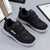 Damen und Herren Komfort Schuhe mit Klettverschluss 3