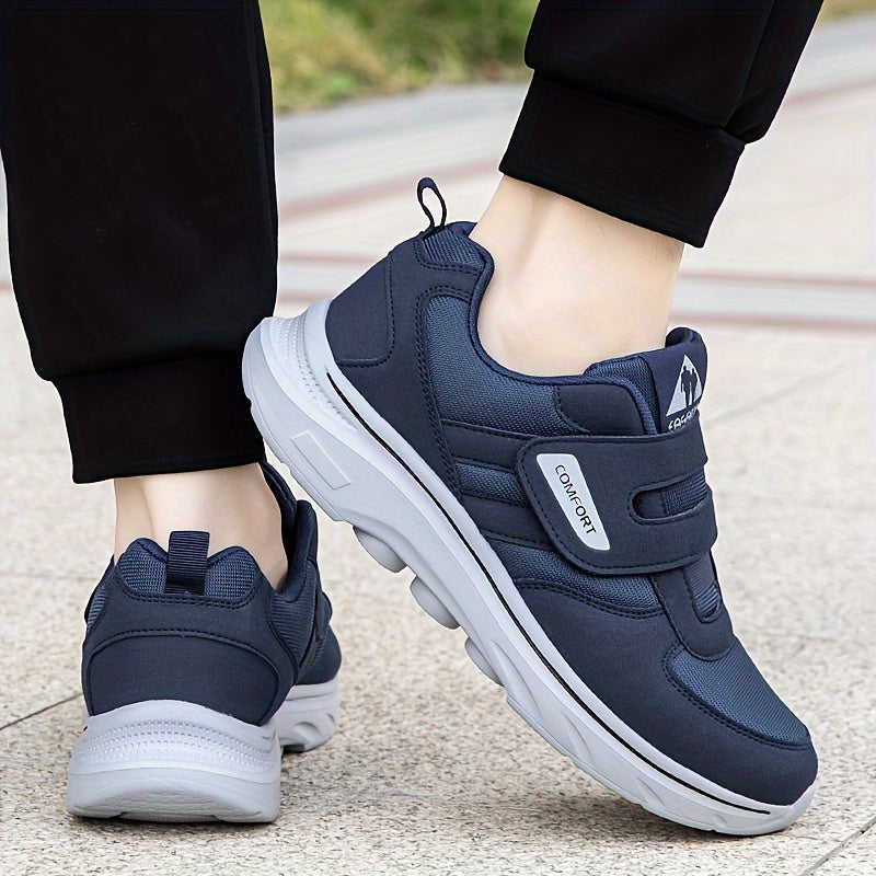 Damen und Herren Komfort Schuhe mit Klettverschluss 6