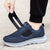 Damen und Herren Komfort Schuhe mit Klettverschluss 7