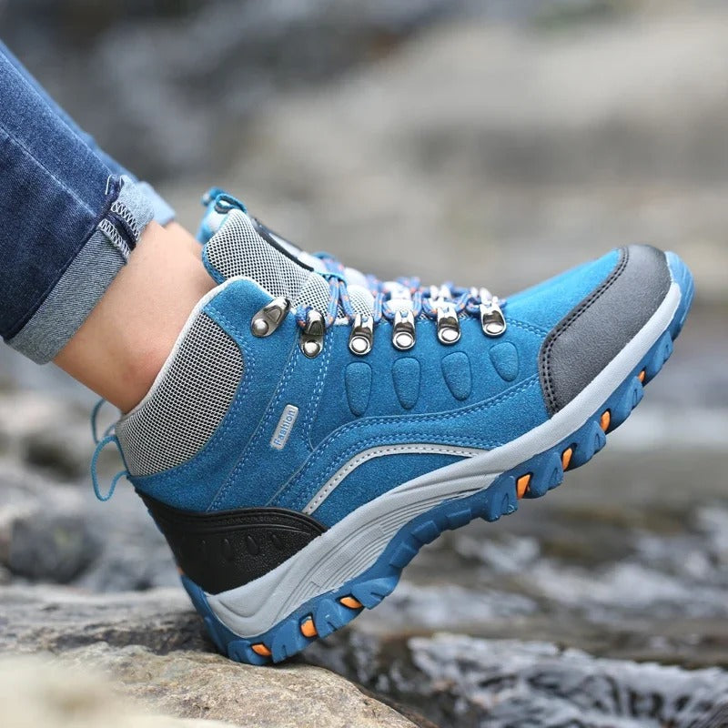 Damen und Herren Wanderstiefel Robuste Wasserfeste Outdoor Schuhe 5