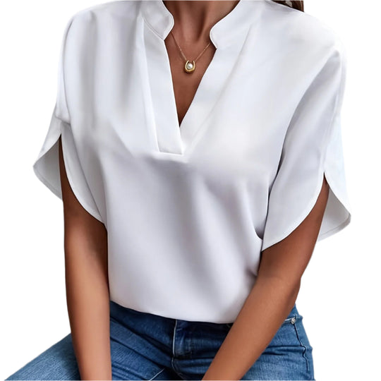 Damenbluse Elegante Viskose Polyester für Festliche Anlässe 0