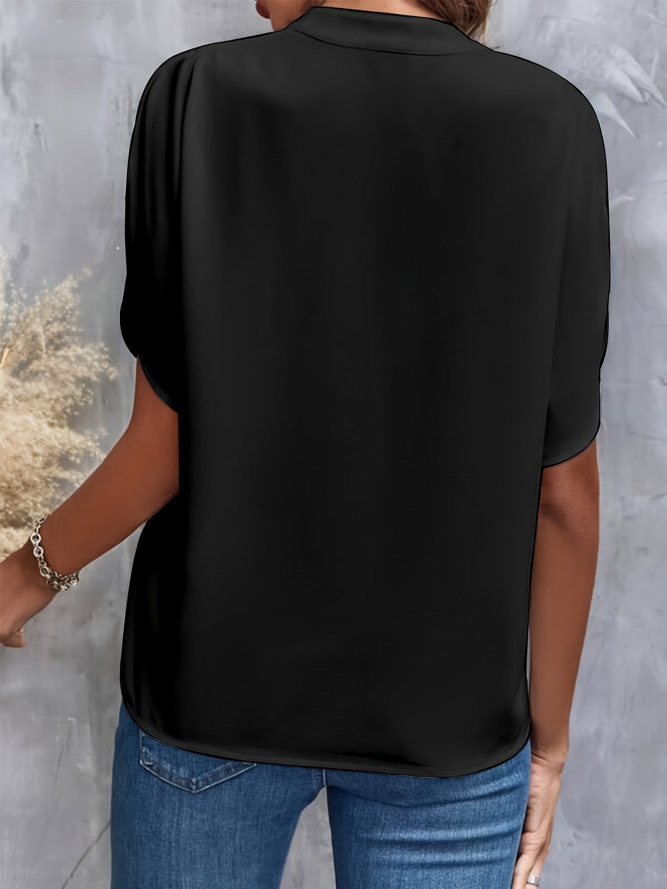Damenbluse Elegante Viskose Polyester für Festliche Anlässe 4