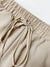 Damenhose Hohe Taille Gerade Beinform Baumwolle mit Taschen und Bindeband 5