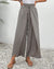Damenhose mit geometrischem Druck Hohe Taille Weite Beine 2