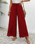Damenhose mit geometrischem Druck Hohe Taille Weite Beine 4