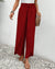 Damenhose mit geometrischem Druck Hohe Taille Weite Beine 5
