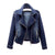 Damenjacke Denim Mit Asymmetrischem Reißverschluss Und Strukturiertem Design 0