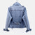 Damenjacke Denim Mit Asymmetrischem Reißverschluss Und Strukturiertem Design 2