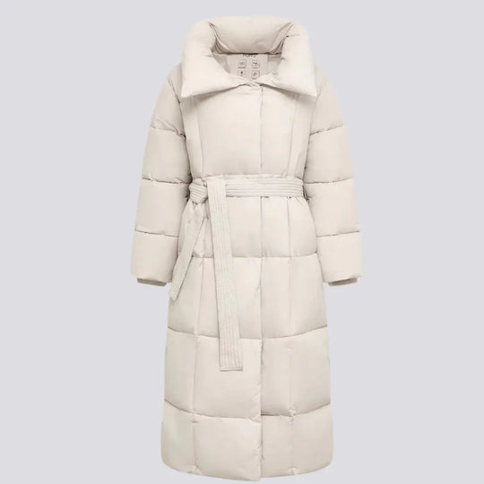 Damenjacke Lange Winterjacke mit Gürtel für Stil und Komfort 4