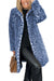 Damenjacke Winterjacke Leopardenmuster Modischer Schnitt 0