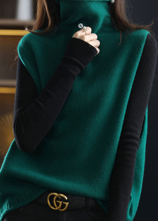 Damenpullover Ärmellos Modisch mit Rollkragen für Vielseitige Styles 2