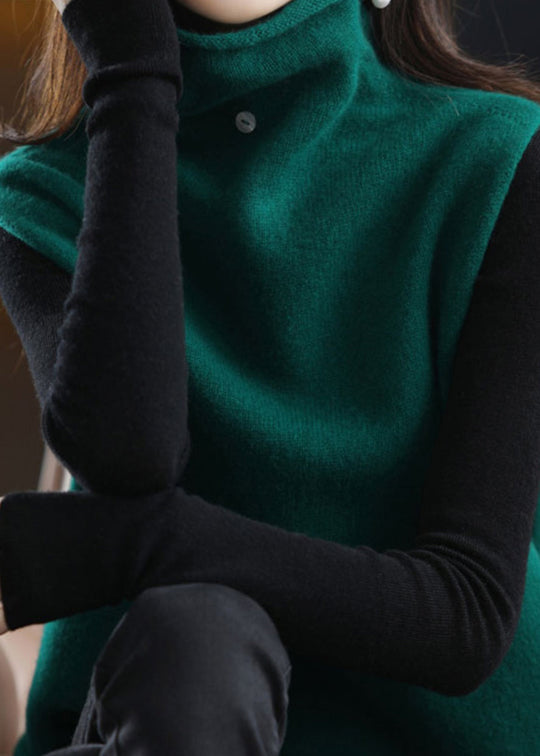 Damenpullover Ärmellos Modisch mit Rollkragen für Vielseitige Styles 4