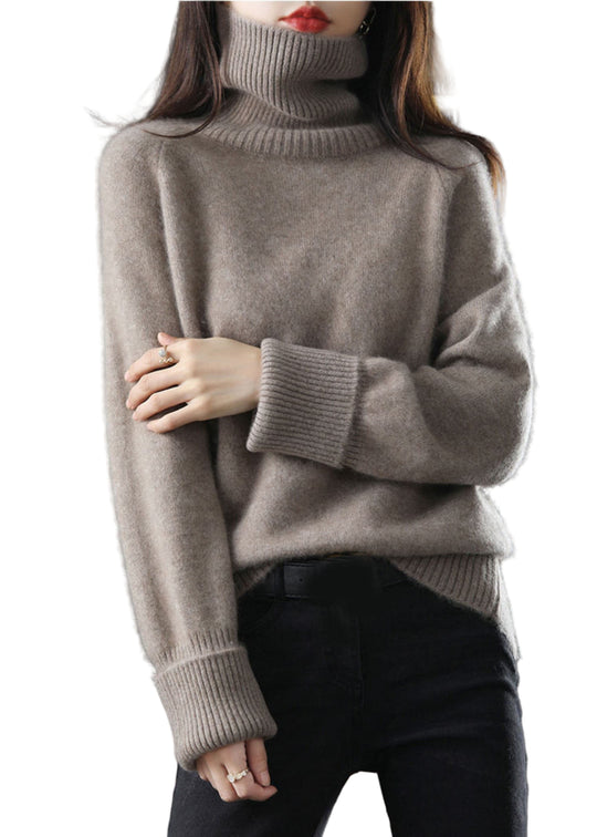 Damenpullover Hochgeschlossen Warm Für Kühle Tage 4