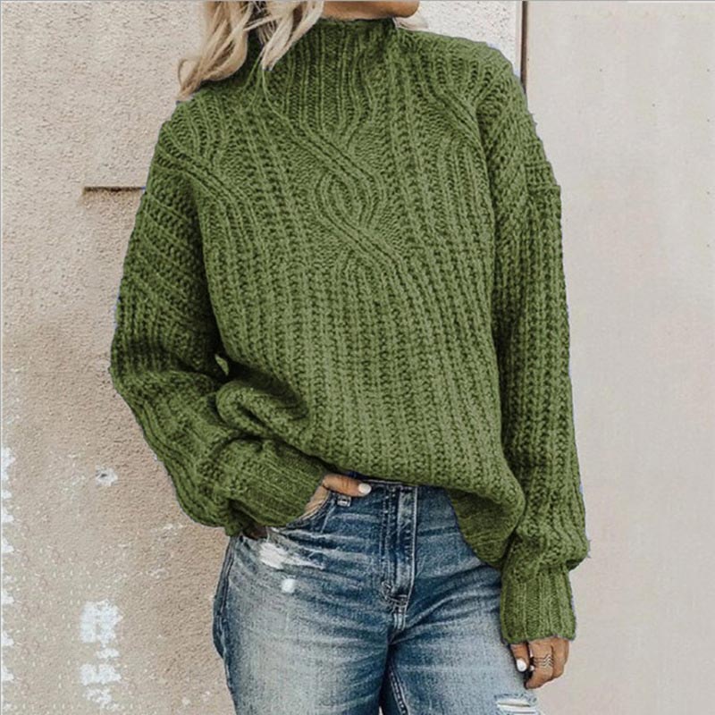 Damenpullover Klassisch Modern Baumwolle für Alltag und Freizeit 1