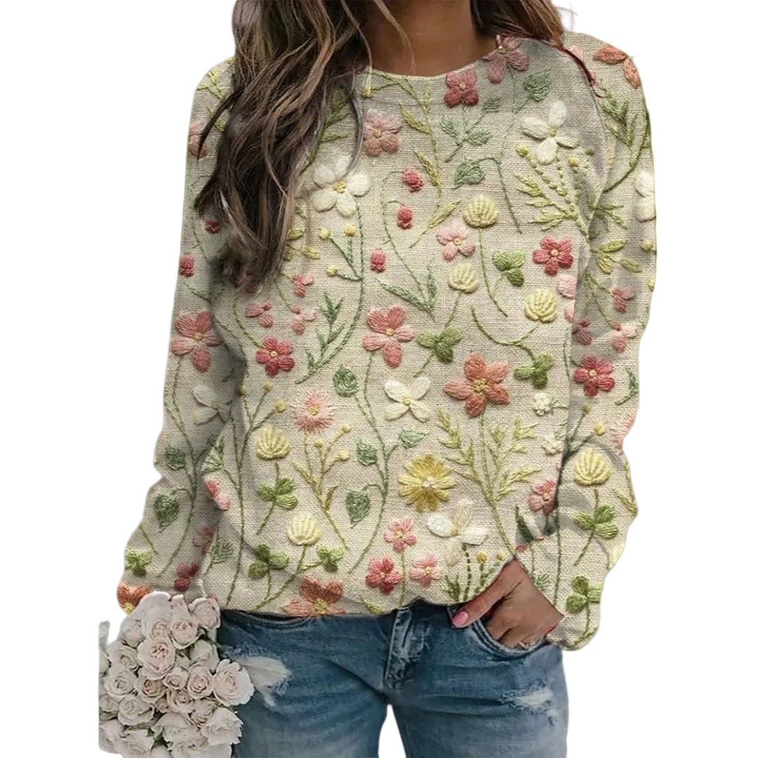 Damenpullover Leichter Strick Moderner Stil 0
