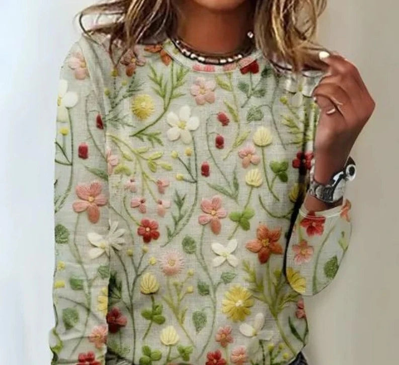 Damenpullover Leichter Strick Moderner Stil 1