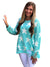 Damenpullover Rundhals Langarm Strick mit Sternenprint 0