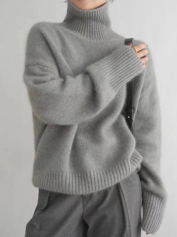 Damenpullover Turtleneck aus Hochwertigem Kaschmir für Warme Herbst- und Wintertage 3