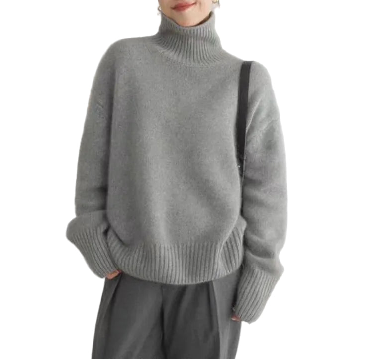 Damenpullover Turtleneck aus Hochwertigem Kaschmir für Warme Herbst- und Wintertage 4