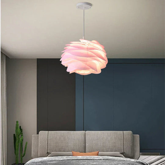 Deckenlampe mit Romantischer Rosengirlande für Wohnzimmer Schlafzimmer 12