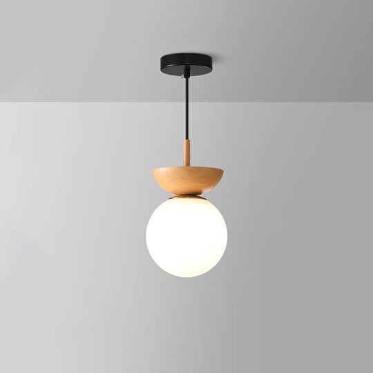 Deckenleuchte Japanisch Inspiriert Kugelförmig LED für Wohnzimmer Schlafzimmer Flur 11