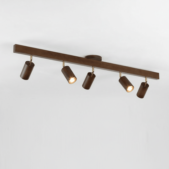 Deckenleuchte aus Massivholz mit einstellbarer LED-Lichtrichtung 10