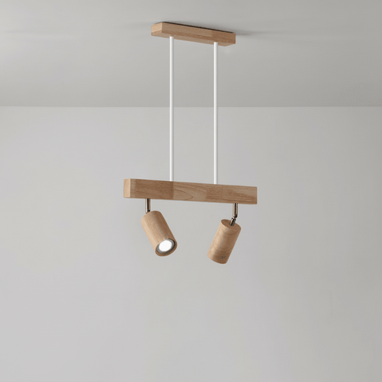 Deckenleuchte aus Massivholz mit einstellbarer LED-Lichtrichtung 13