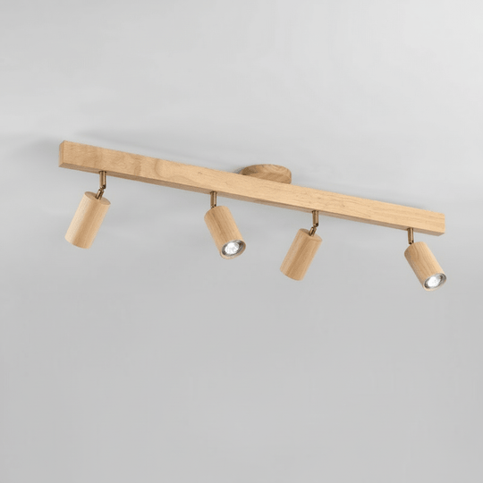 Deckenleuchte aus Massivholz mit einstellbarer LED-Lichtrichtung 15