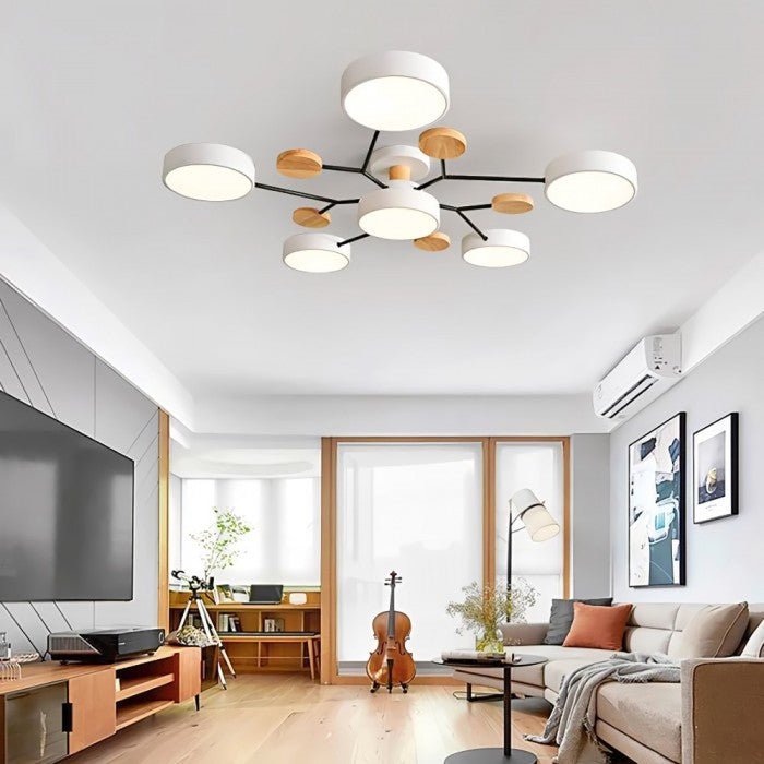 Deckenleuchte im skandinavischen Stil mit verzweigtem Design 1