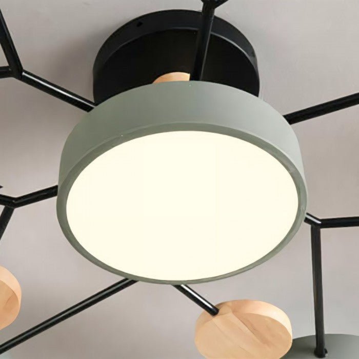 Deckenleuchte im skandinavischen Stil mit verzweigtem Design 6