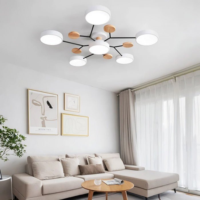 Deckenleuchte im skandinavischen Stil mit verzweigtem Design 8