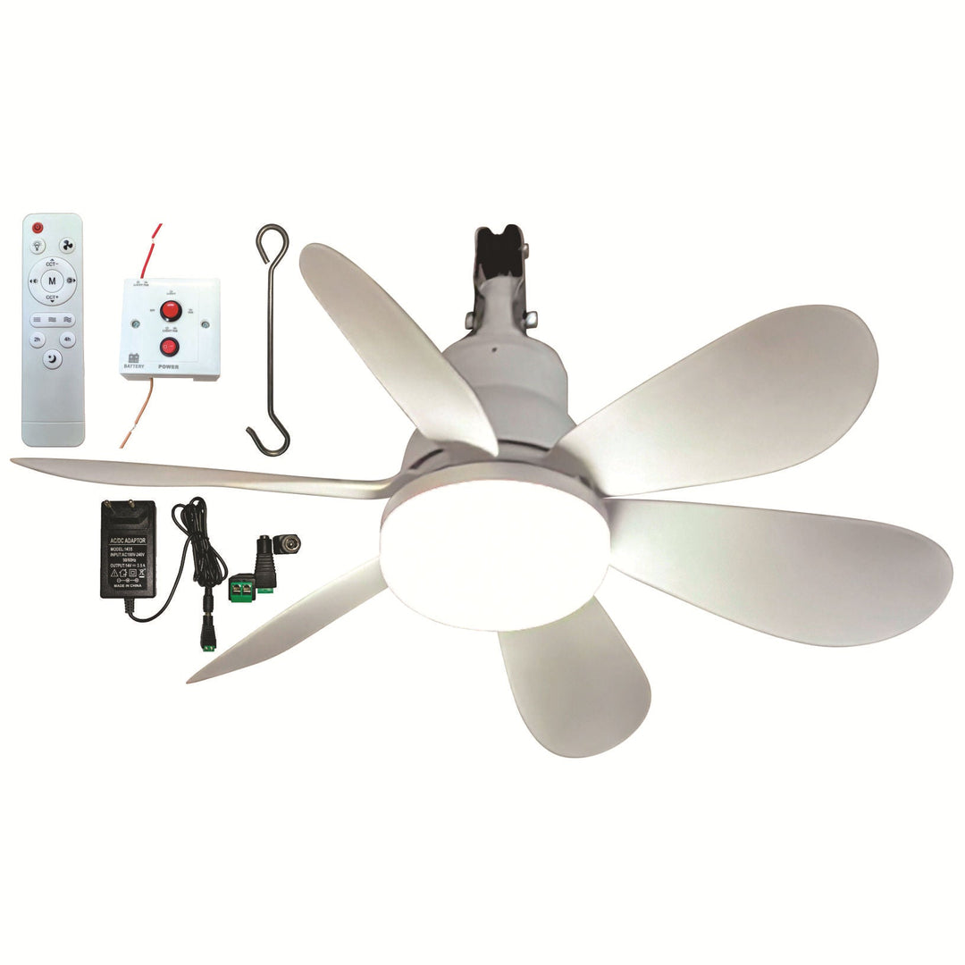 Deckenventilator mit integriertem LED-Licht Modernes Design für Wohnräume 2