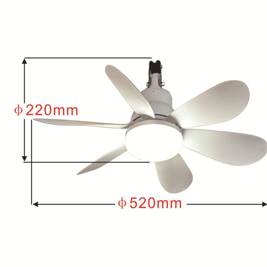 Deckenventilator mit integriertem LED-Licht Modernes Design für Wohnräume 3