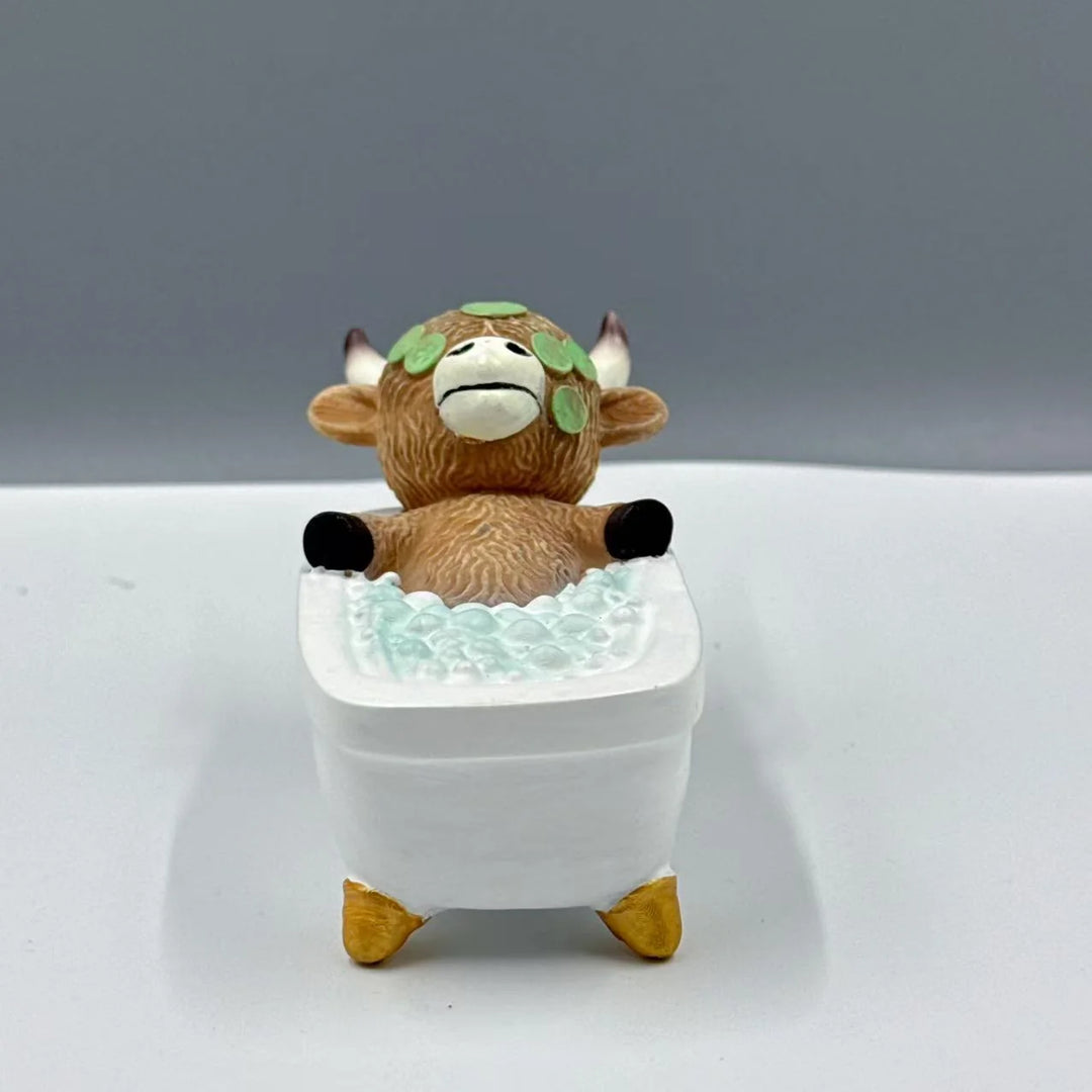 Dekofigur Ente in Badewanne Verspielt für Wohnzimmer Deko Figuren 4