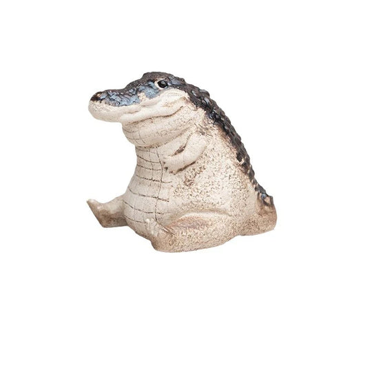 Dekofigur Krokodil für Wohnzimmer und Büro - Ausdrucksstarkes Design als Blickfang 4