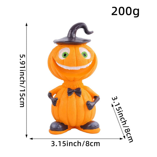 Dekofigur Kürbis Humorvoll für Herbst und Halloween 14