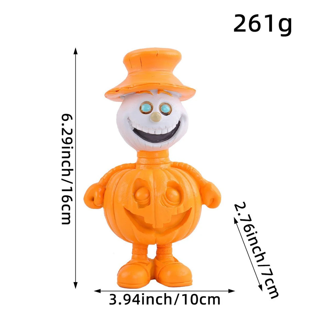 Dekofigur Kürbis Humorvoll für Herbst und Halloween 15