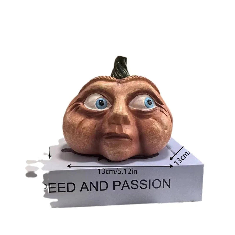 Dekofigur Kürbis Humorvoll für Herbst und Halloween 5
