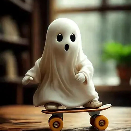 Dekofigur Skateboard Geist Verspielt 4