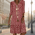 Variant image for Damen Kleid Elegantes Sommerkleid Baumwolle Polyester-3