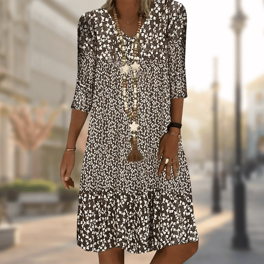 Variant image for Damen Kleid Elegantes Sommerkleid Baumwolle Polyester-9