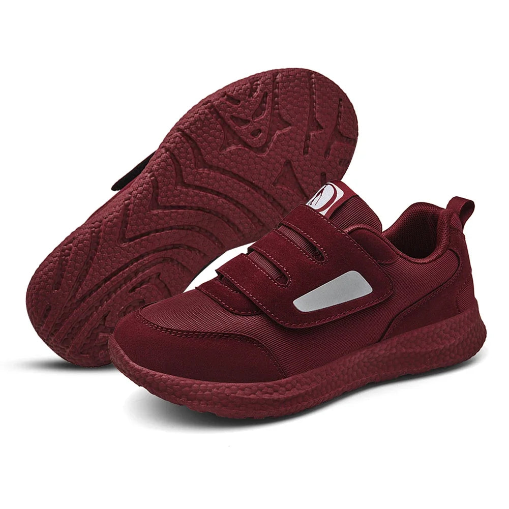 Diabetiker Schuhe für Damen und Herren, Orthopädische Slip-On Sneakers mit verstellbarem Verschluss 6