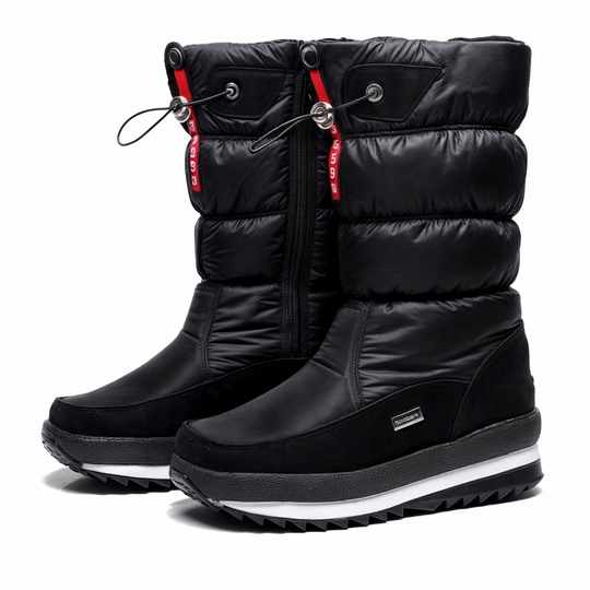 Dicke Plüsch-Winterstiefel für Damen 0