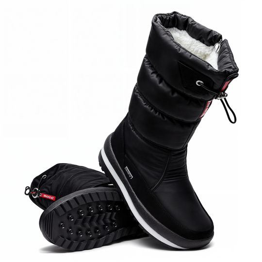 Dicke Plüsch-Winterstiefel für Damen 2