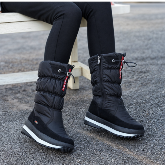 Dicke Plüsch-Winterstiefel für Damen 3