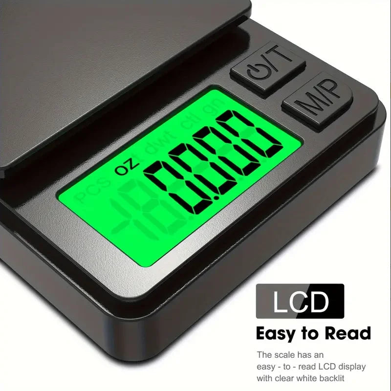 Digitale Küchenwaage Kompakt Mit Hintergrundbeleuchtetem LCD-Display 5
