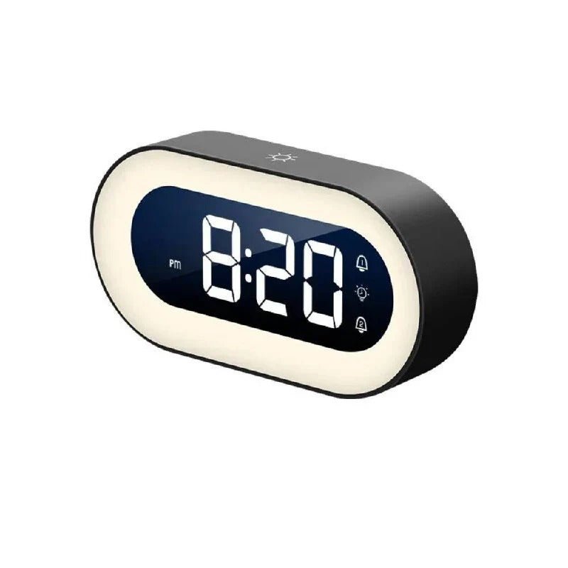 Digitaler Wecker mit Dimmfunktion und Nachtlicht für Schlafzimmer 0
