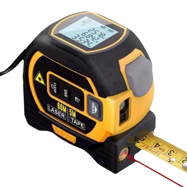 Digitales Laserbandmaß 3-in-1 für Präzise Messungen bis 60 Meter 0