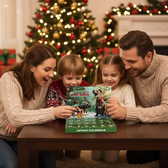 Dinosaurier Adventskalender mit 24 Spielzeugen für Kinder 1